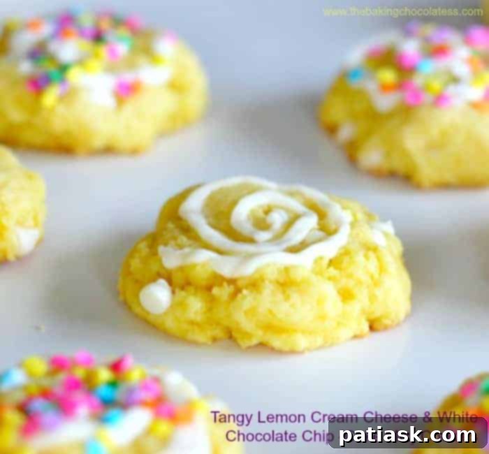 Zesty Lemon Cream Cheese Cookies 1 featured 7421