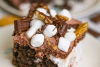 S’mores Poke Cake
