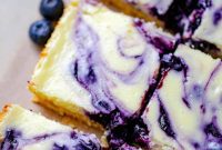 Sunshine Blueberry Lemon Cheesecake Bars