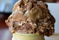 Chocolate Rolo S’mores Ice Cream