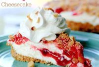 Decadent White Chocolate Cherry Vanilla Cheesecake