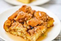 Cinnamon Roll Overnight French Toast