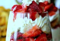 Bursting Strawberry Cheesecake Trifle