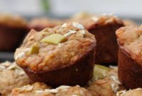 Wholesome Apple Peanut Butter Mini Muffins