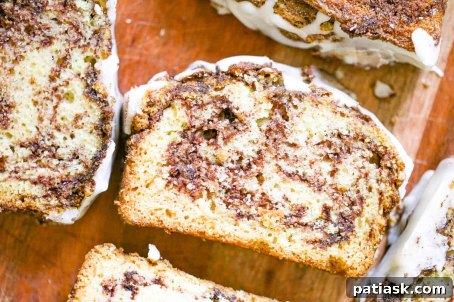 Country Cinnamon Swirl Buttermilk Loaf quick bread recipe