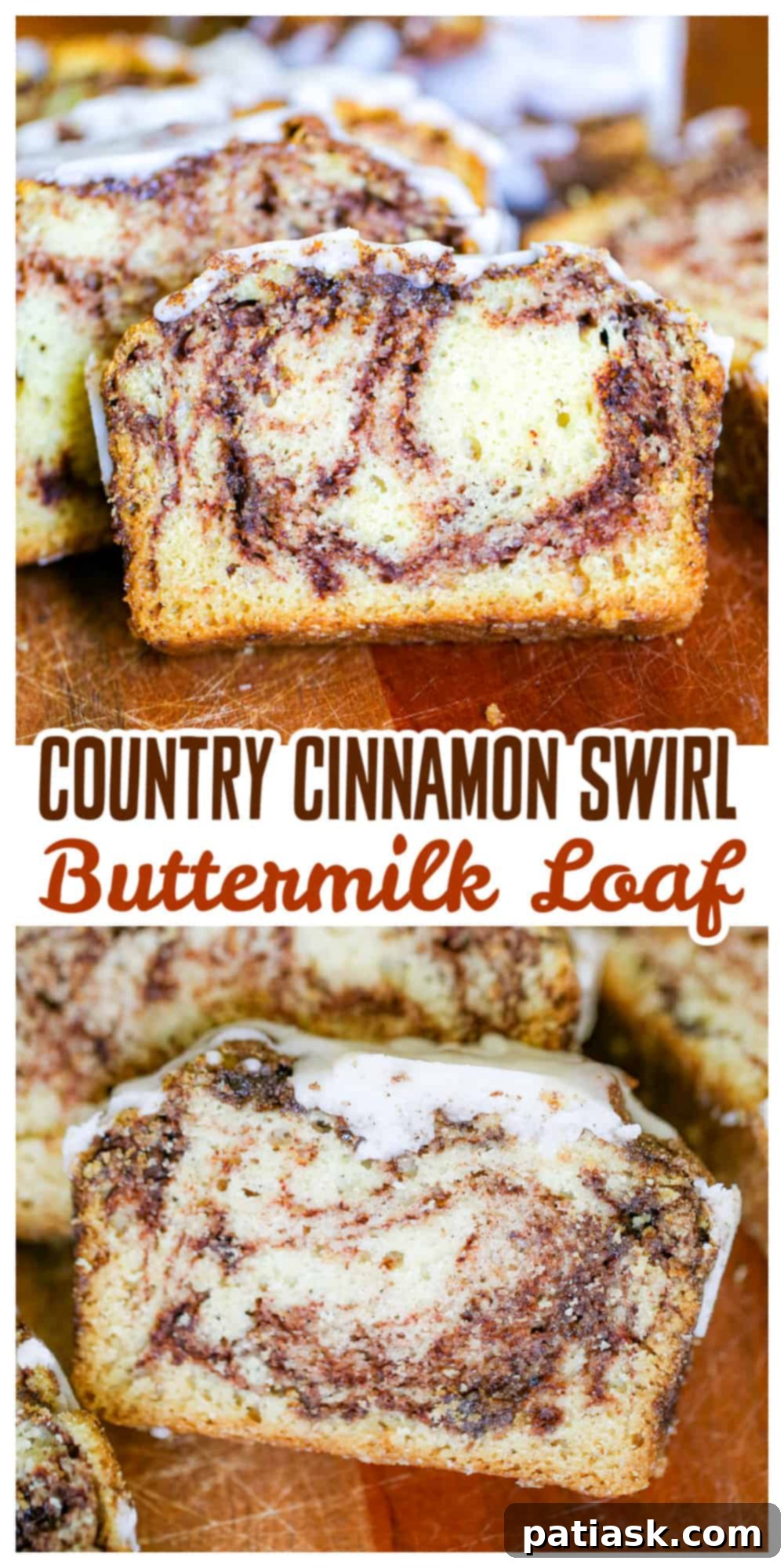 Country Cinnamon Swirl Buttermilk Loaf