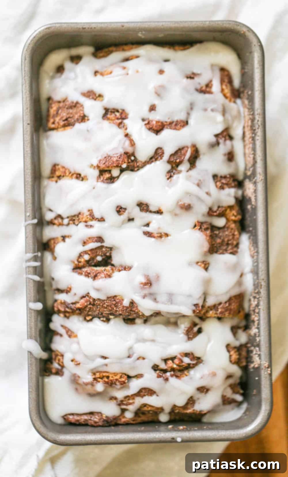 Country Cinnamon Swirl Buttermilk Loaf quick bread recipe