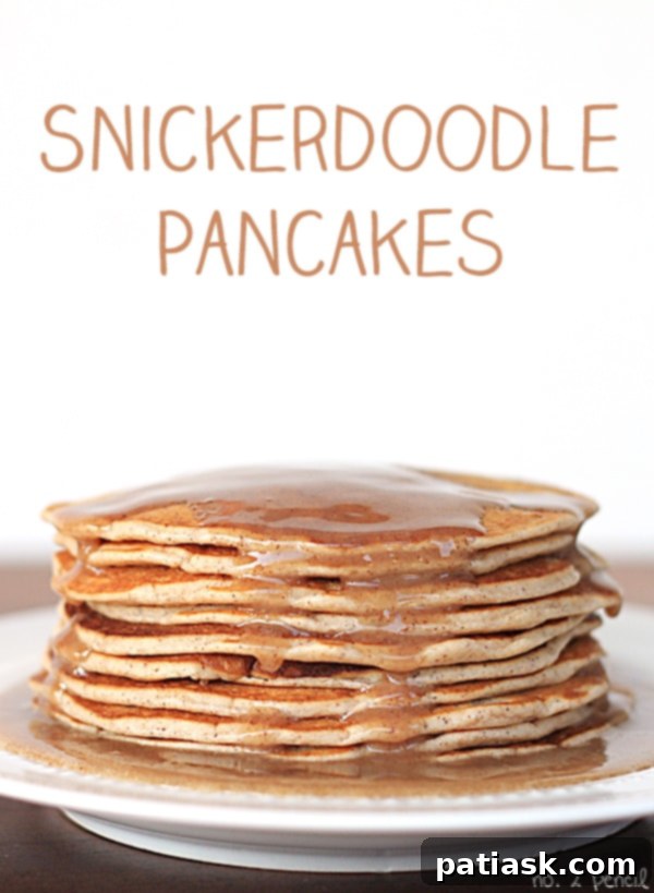 Snickerdoodle-Pancakes-3 24. cinnamon sugar Pancakes @ No. 2 Pencil