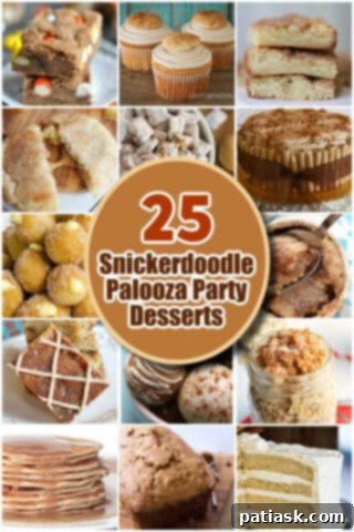 Snickerdoodle Celebration Sweet Treats 8 25 Snickerdoodle Palooza Party Desserts