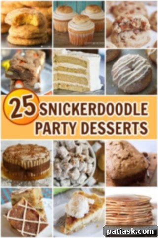 Snickerdoodle Celebration Sweet Treats 9 25 Snickerdoodle Palooza Party Desserts