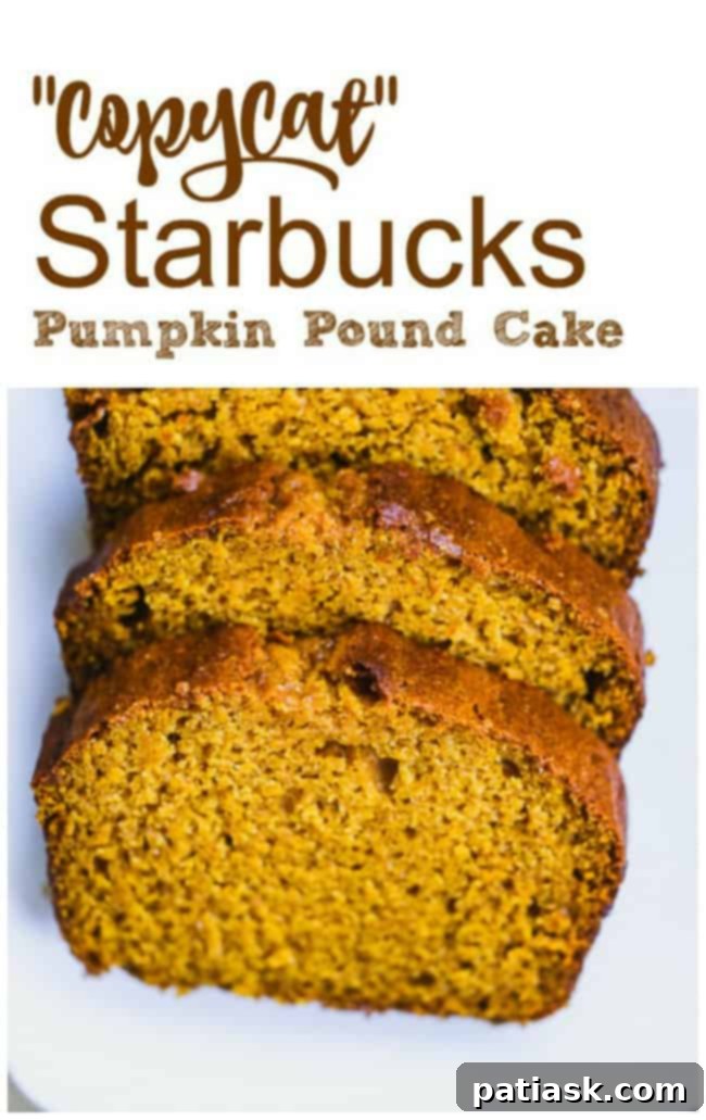 Starbucks Pumpkin Pound Cake Copycat Recipe 10 Fall baking scene with pumpkin bread and festive decorations