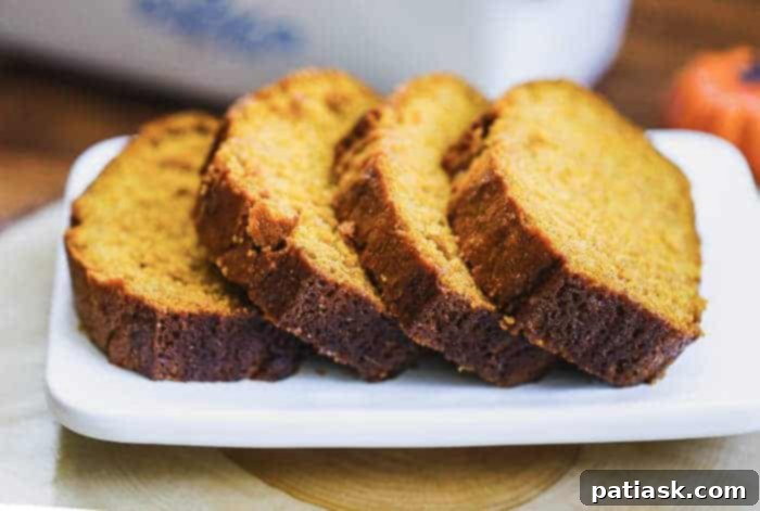 Starbucks Pumpkin Pound Cake Copycat Recipe 3 Close-up of a slice of Starbucks Copycat Pumpkin Pound Cake with a fork