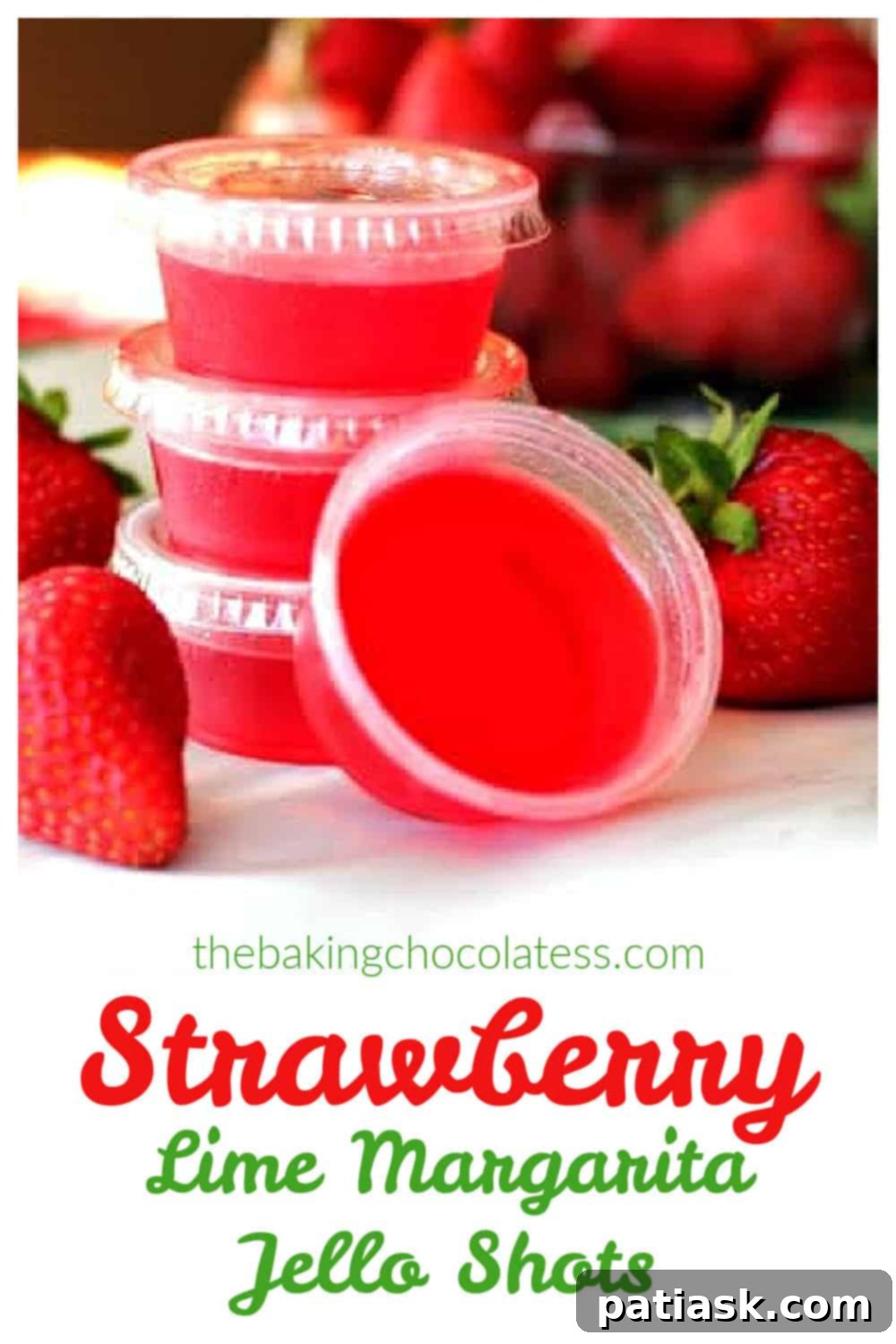 Colorful assortment of party treats including jello shots