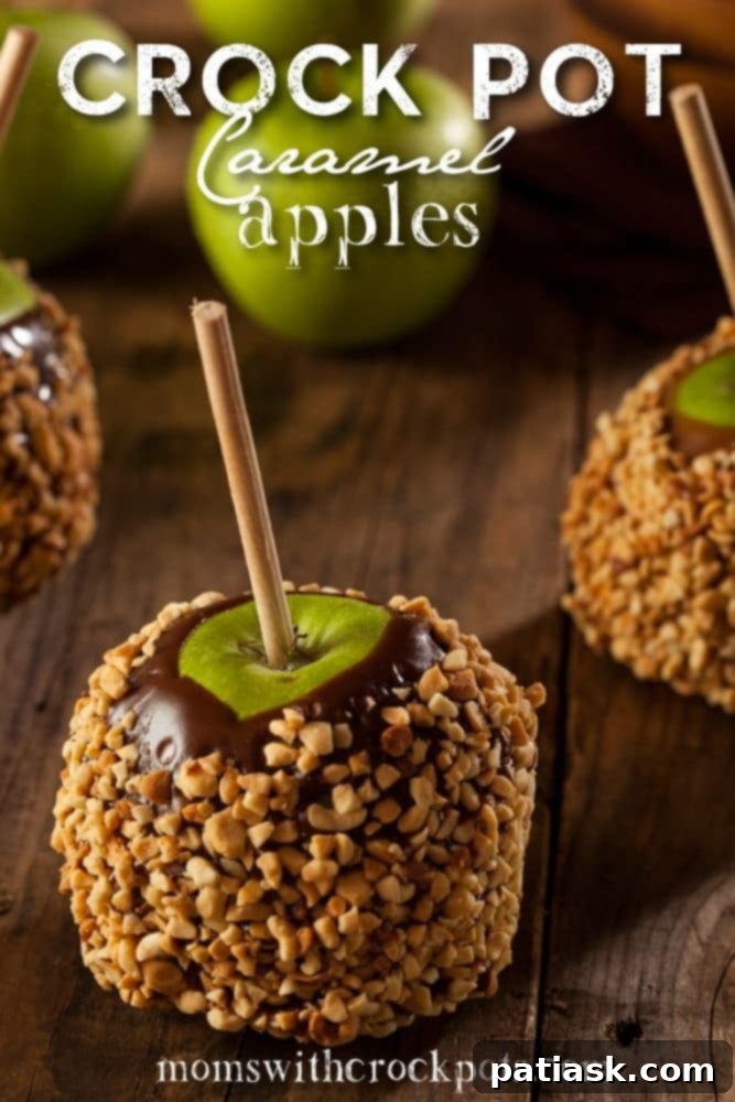 Easy Crockpot Caramel Apples
