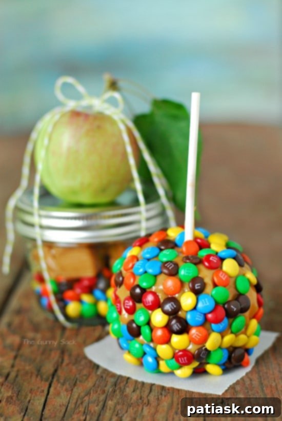 Caramel Apple In a Jar Fall Dessert Idea