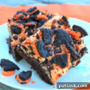 Decadent Orange ButterScream Oreo Brownies 4 Orange Buttercream OREO Brownies recipe image