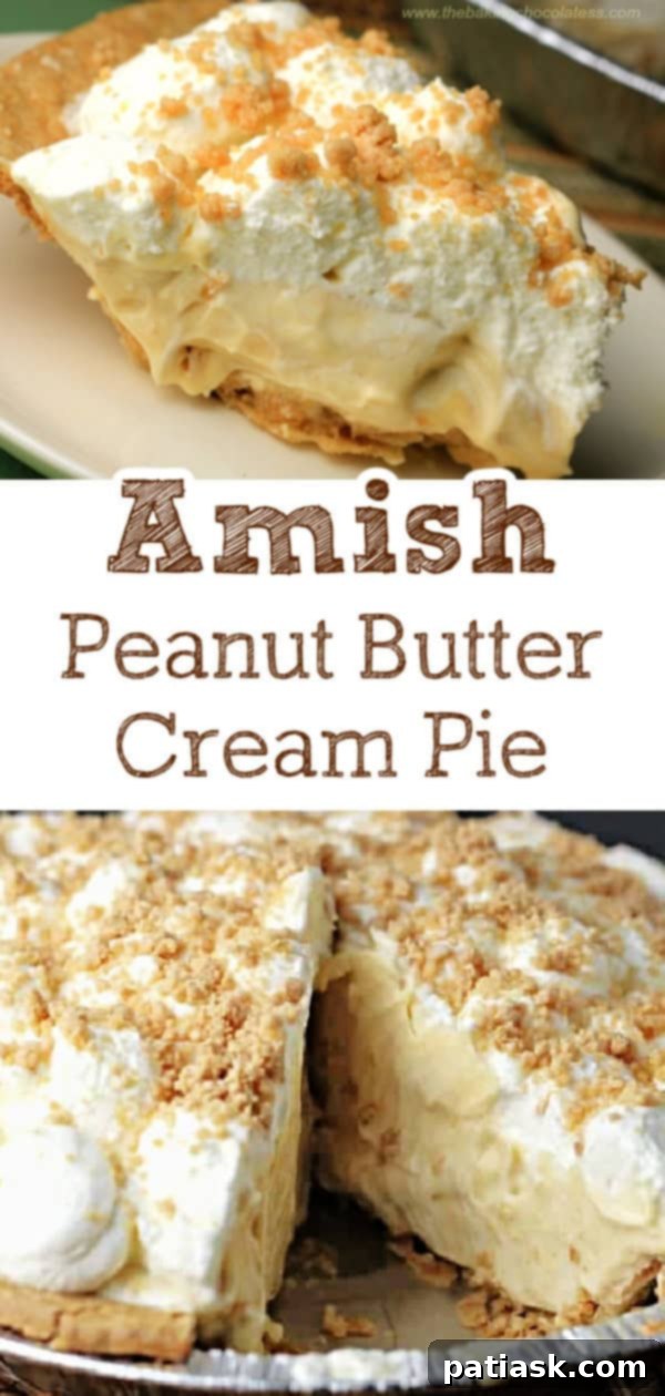 Amish Peanut Butter Dream Pie 8 Amish Peanut Butter Cream Pie