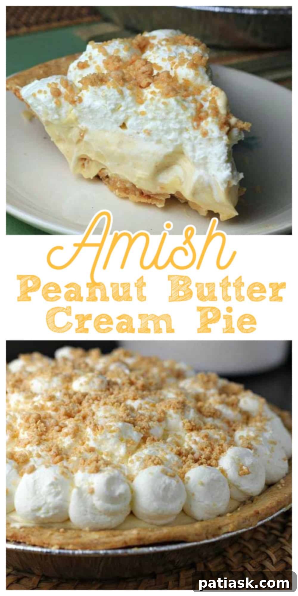 Amish Peanut Butter Dream Pie 11 Amish Peanut Butter Pie
