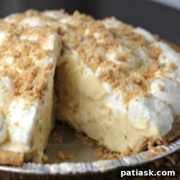 Amish Peanut Butter Dream Pie 7 center of Amish Peanut Butter Cream Pie
