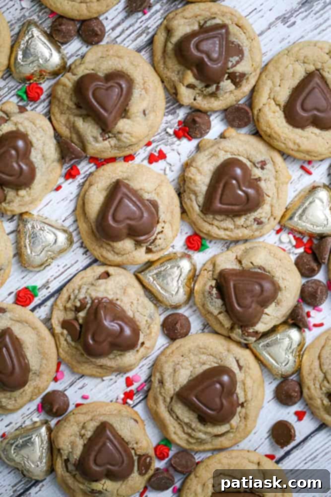Irresistible Chocolate Heart Peanut Butter Cookies for Valentine's Day