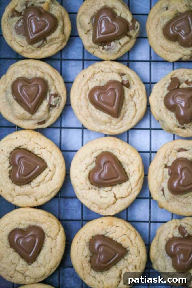 Storing Chocolate Heart Peanut Butter Cookies dough for later