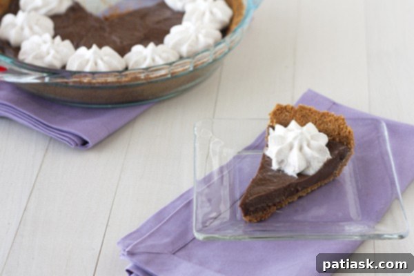 Mexican Chocolate Cream Pie @ Handle the Heat s - delicious pie recipes