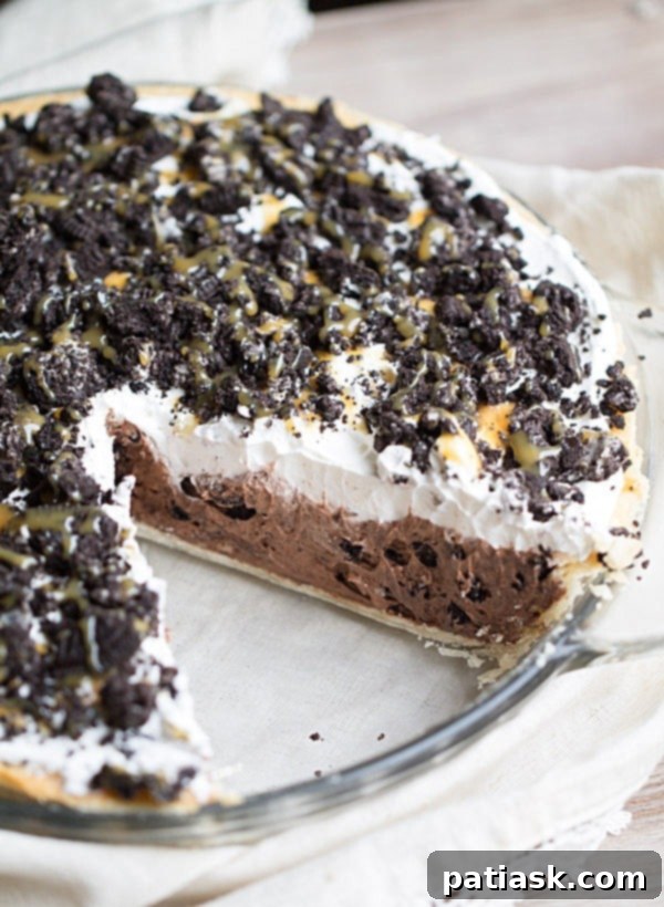 Cookies and Cream Chocolate Pudding Pie @ This Gal Cooks s - delicious pie recipes