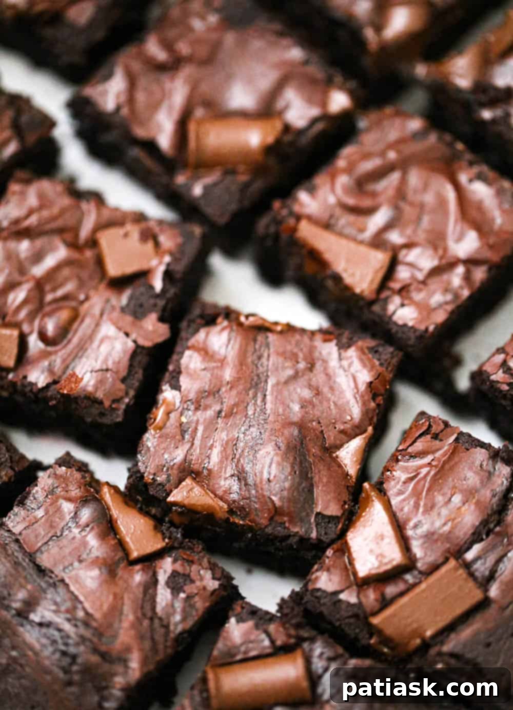 homemade Fudgy Chocolate Chunk Brownies recipe