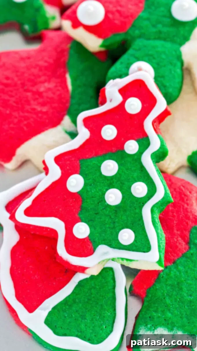40 Festive Christmas Tree Delights 30 Vanilla Christmas Sugar Cookies
