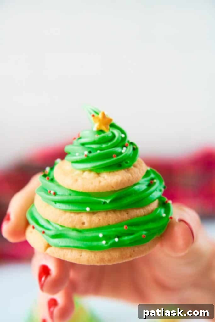 40 Festive Christmas Tree Delights 42 Vegan Stacked Sugar Cookie Christmas Trees