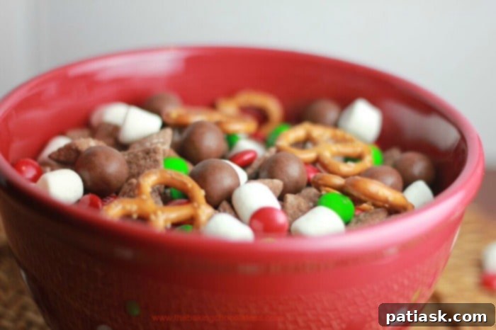 Santa's Reindeer Puppy Chow recipe