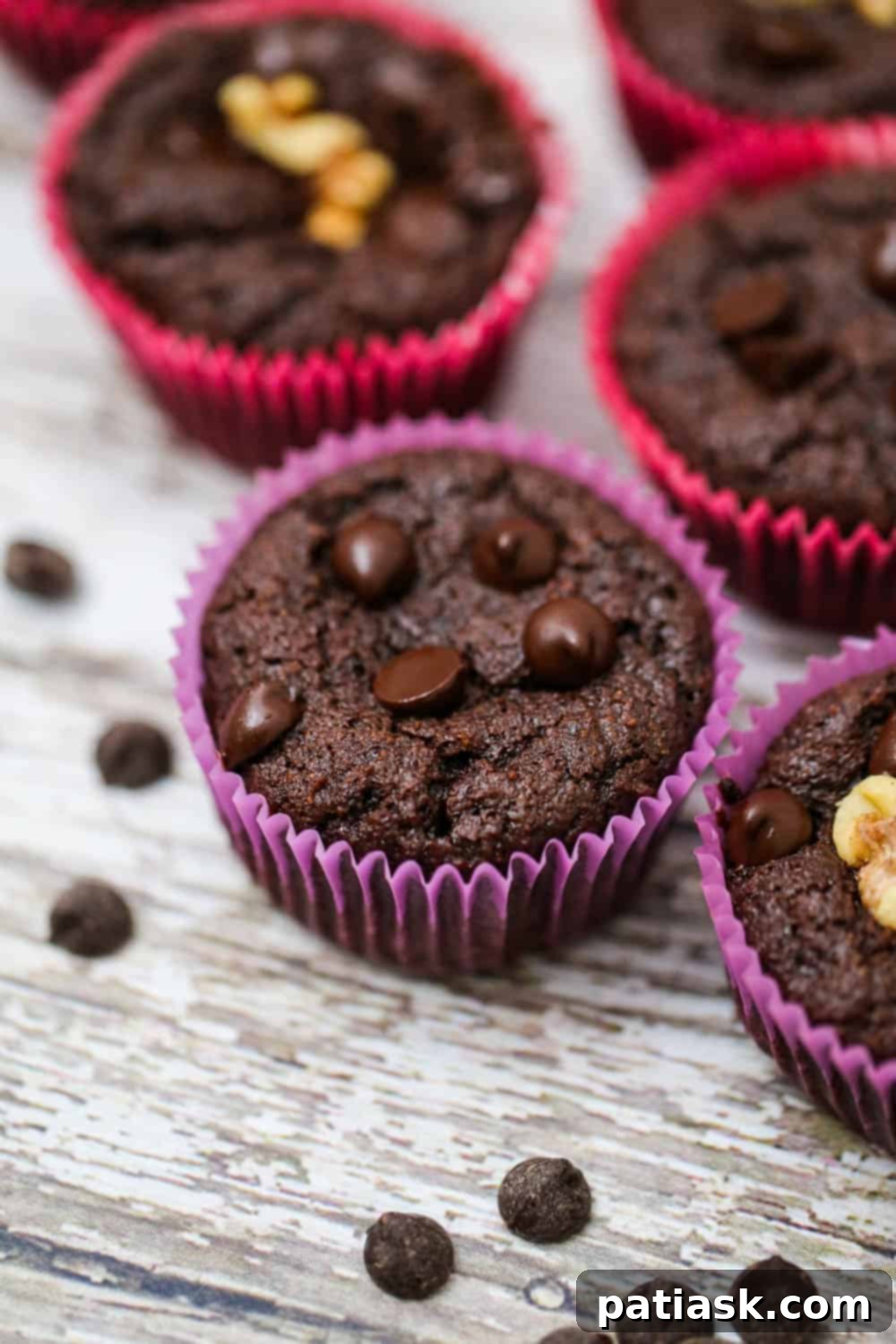 Keto Cacao Bliss Bites 4 Low Carb Chocolate Muffins with Cacao Bliss