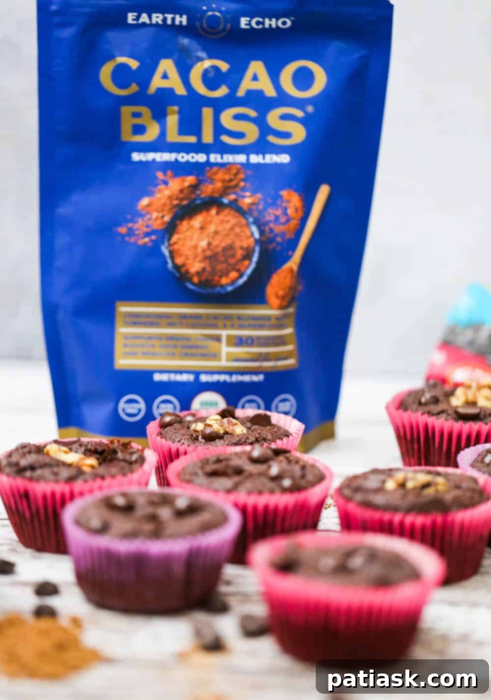 Keto Cacao Bliss Bites 5 Low Carb Cocao Bliss Cake Muffins