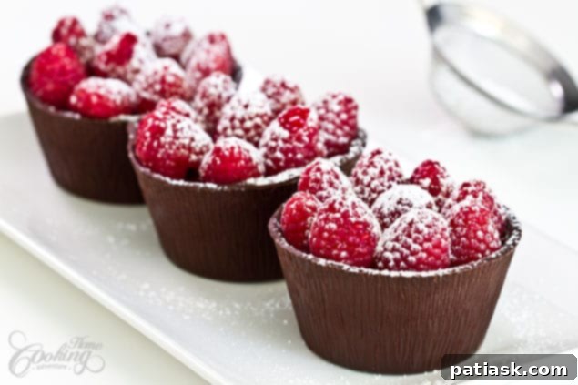 Raspberry Chocolate Cups - rich, creamy, and memorable dessert