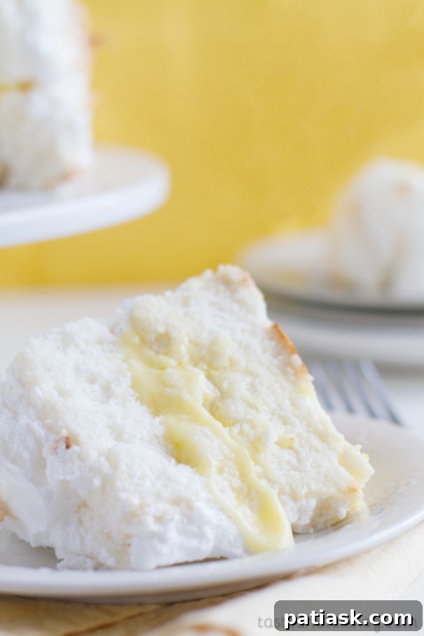 Lemon Meringue Angel Food Cake - innovative and impressive dessert