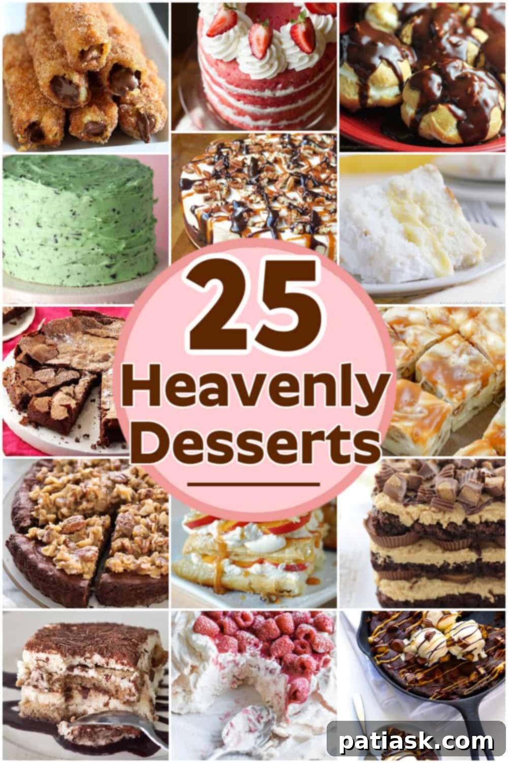 25 Divine Desserts - an irresistible collection of sweet recipes