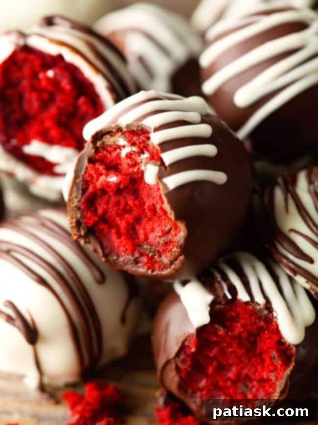 Red Velvet Cake Truffles - sweet, bite-sized indulgence