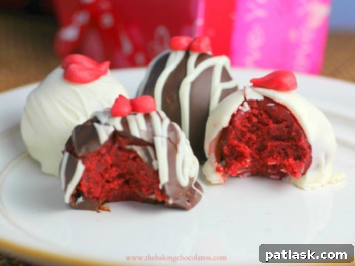 Red Velvet Passion Truffles 5 Red Velvet Truffles - Perfect dessert for special occasions