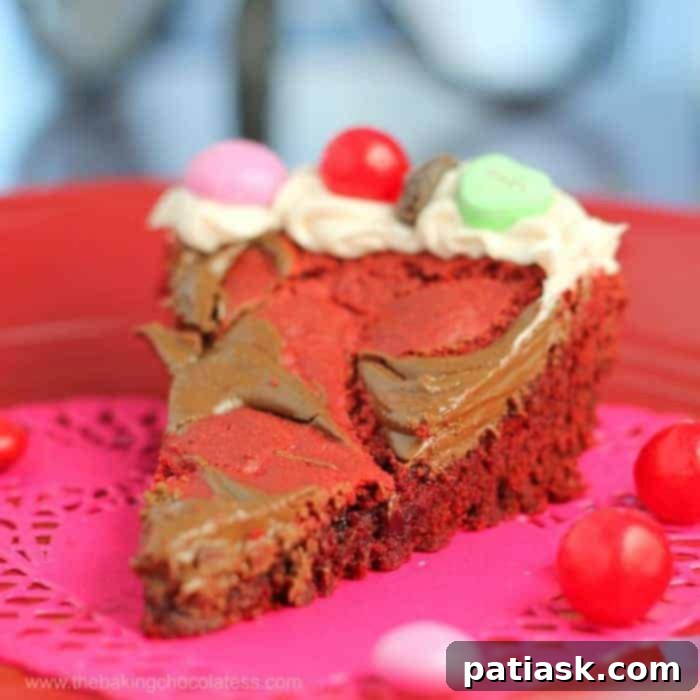 Velvet Heart Cookie Pie 2 Valentine Red Velvet Party Blast Cookie Pie - A delicious and easy Valentine's Day dessert with Nutella swirls and strawberry frosting.