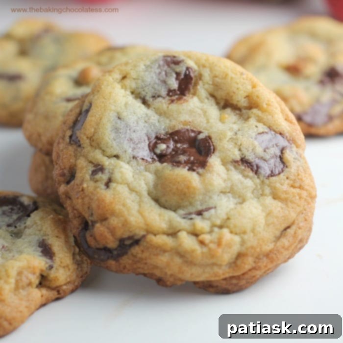 Ultimate Dark Chocolate Chip Toffee Walnut Cookies