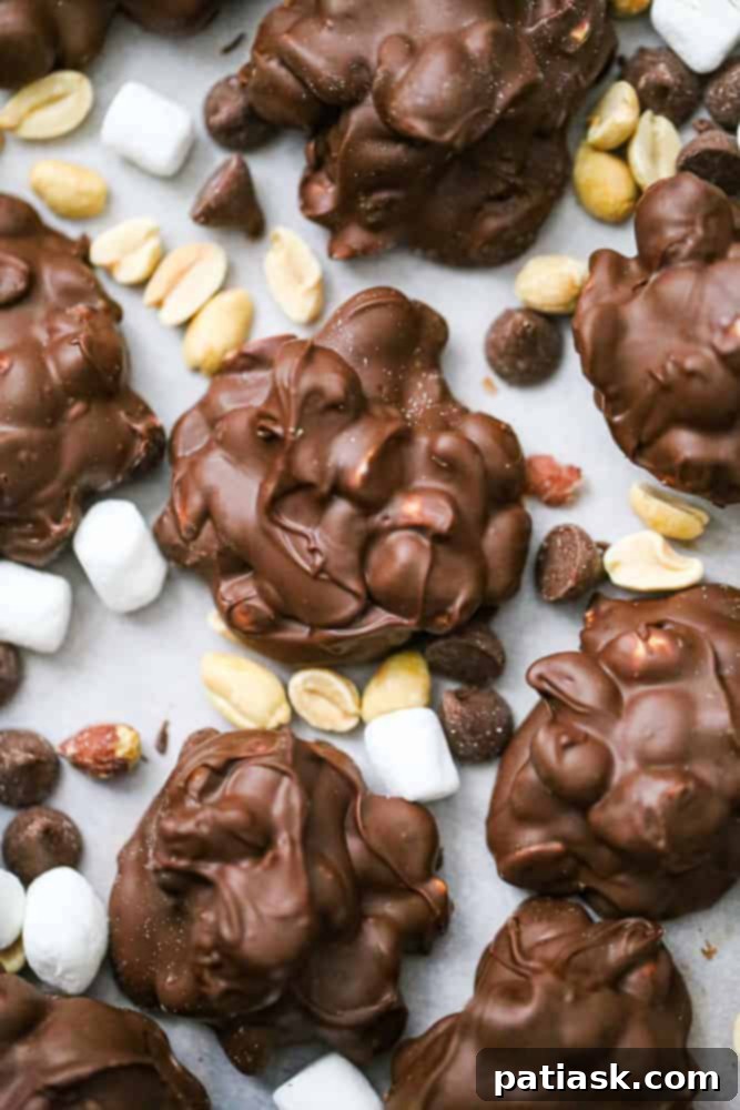 Melt Hearts: 20 Homemade Valentine Chocolate Recipes 9 Easy and fluffy Chocolate Marshmallow Peanut Clusters, one of the most decadent chocolate candies.