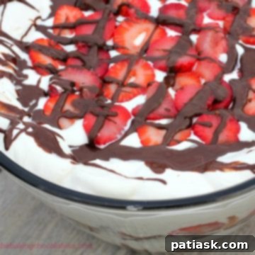 Decadent Strawberry Brownie Trifle 6 Chocolate Covered Strawberry Brownie Trifle Delight