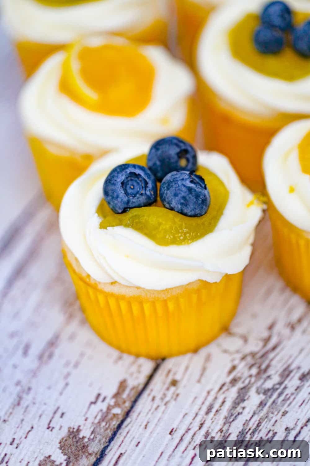 Ultimate Triple Lemon Cupcakes 7 summer treat