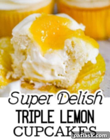 Ultimate Triple Lemon Cupcakes 13 Triple Lemon Curd Cupcakes