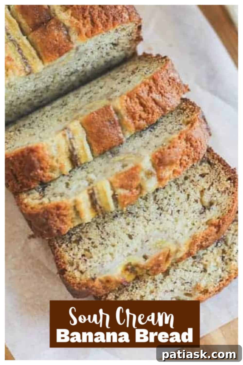 Golden Goodness: 25 Ripe Banana Recipes to Crave 28 Sour Cream Ripe Banana Bread recipe