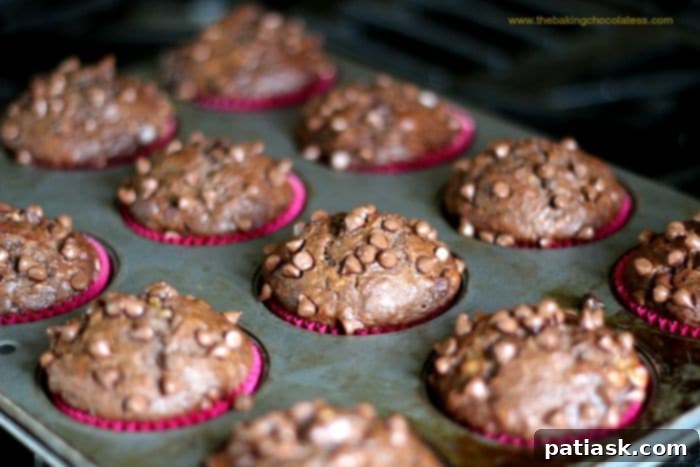 Golden Goodness: 25 Ripe Banana Recipes to Crave 9 Chocolate Banana Muffins