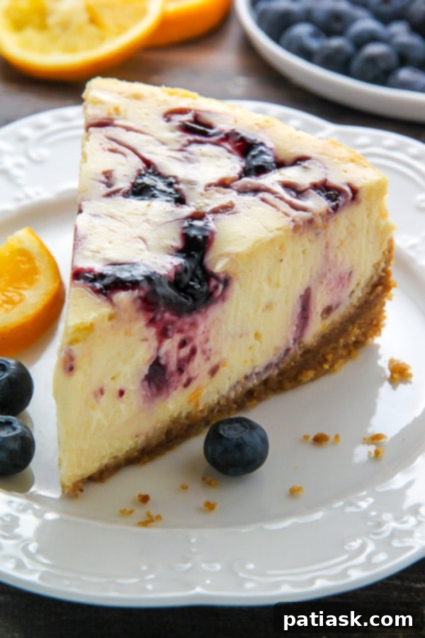 15 Irresistible Lemon & Berry Treats 16 Lemon Blueberry Swirl Cheesecake @ Baker By Nature lemon berry desserts