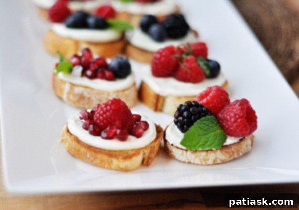 15 Irresistible Lemon & Berry Treats 17 Sweet Berry Bruschetta @ Mels Kitchen Cafe lemon berry desserts