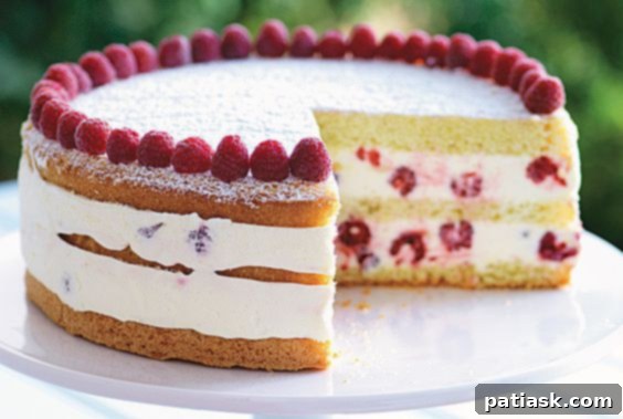 15 Irresistible Lemon & Berry Treats 10 Raspberry Cream Cake @ Canadian Living