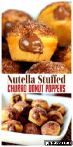 Nutella Churro Puffs 7 Nutella Churro Donut Poppers